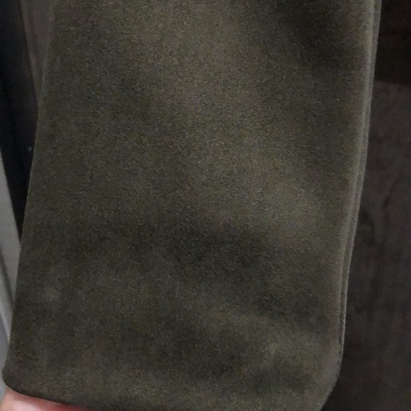 Philosophy Olive Green Faux Leather Zipper Jacket Size XS - Picture 7 of 7